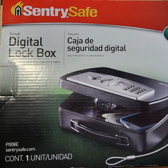 UNUSED SentrySafe Small Digital Lock Box - Picture 1 of 10